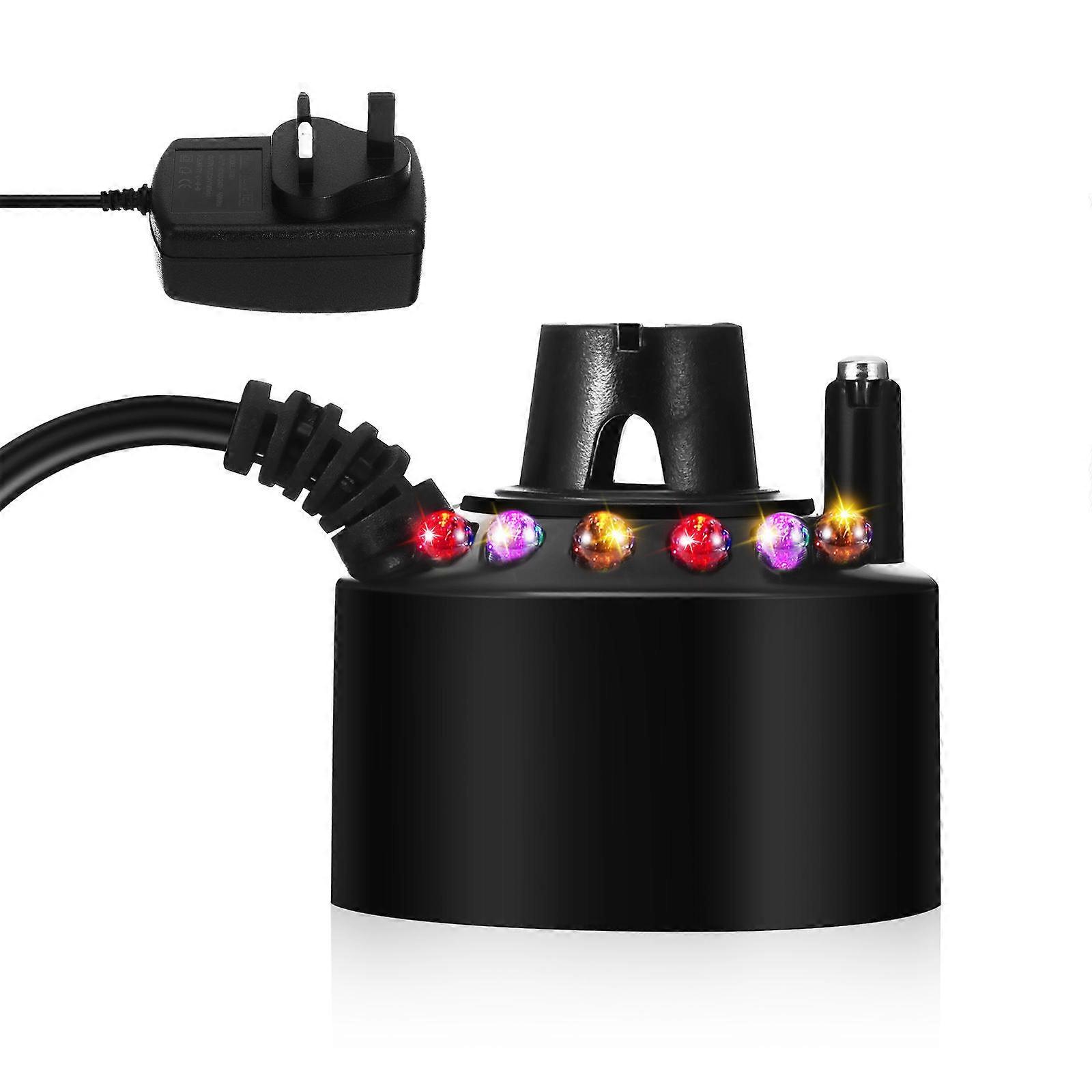 Mini Indoor Fogger with Mist Maker for Ponds, Fountains & Aquariums LED Lights for Garden, Halloween & Decorative Atmosphere