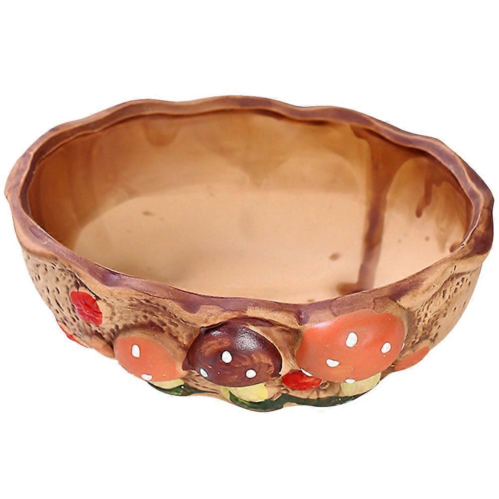 Desktop Flowerpots Ceramic Planter Pot Office Desktop Ornament 1Pack