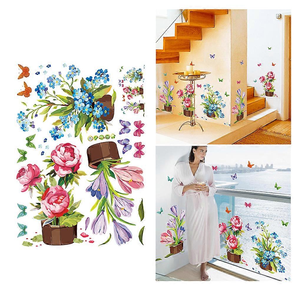 Colorful Wall Stickers Removable Free Combination Multi Colored 70 X 50 X 0.1 Cm Kids Nursery 1Set