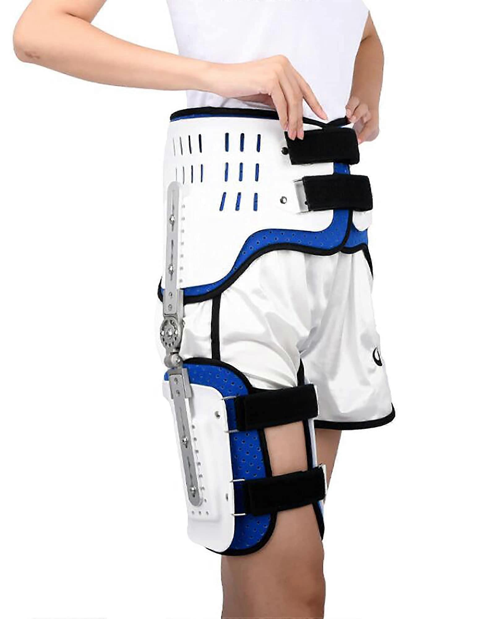 Adjustable Hip Orthosis Adult Hip Joint Abduction Fixation Bracket Hip Stabiliser Support Corrector for Pain Relief of the Sciatic Nerve, Right