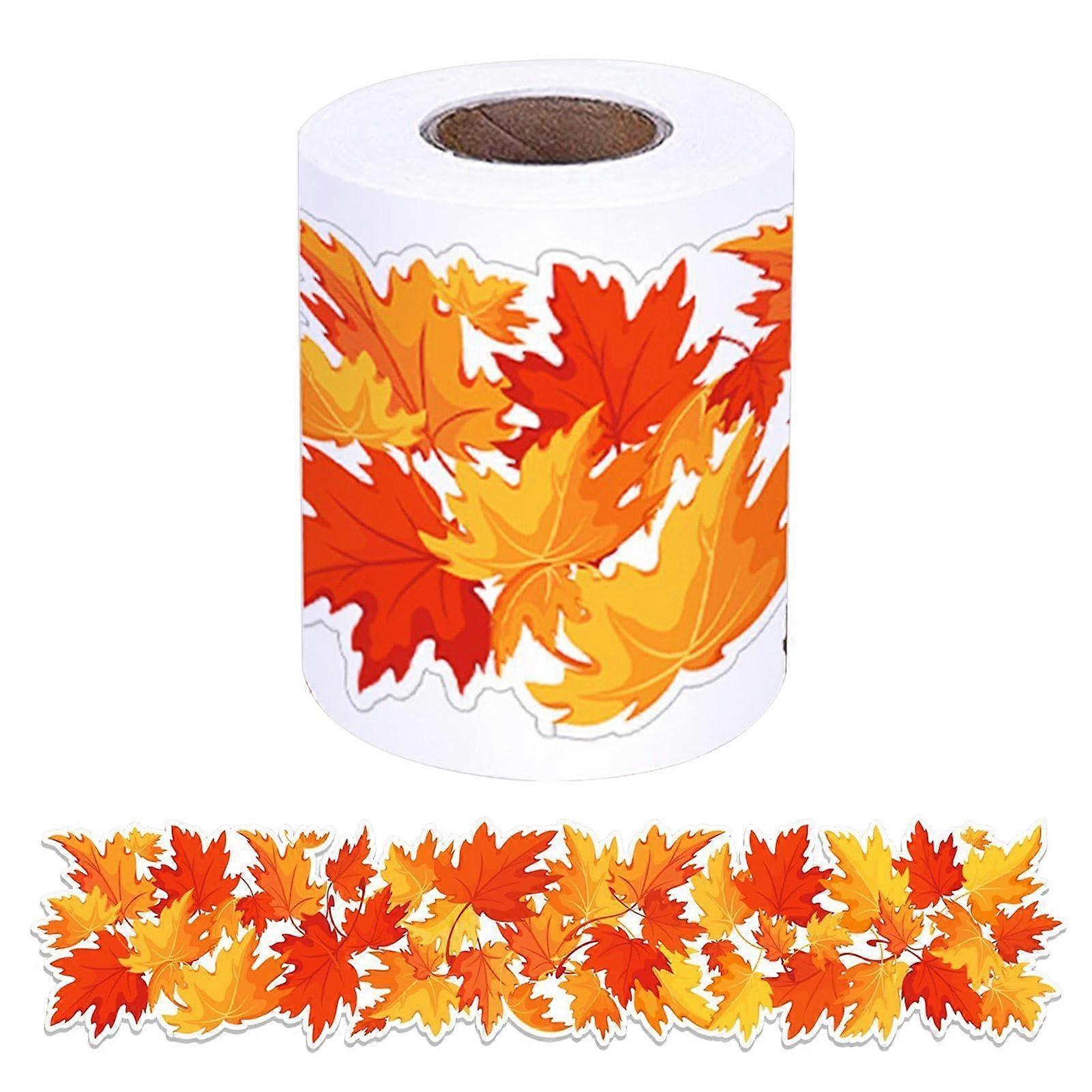 Maple leaf stickers, autumn leaves, decorative faux maple stickers, realistic autumn leaf stickers for parties, journals