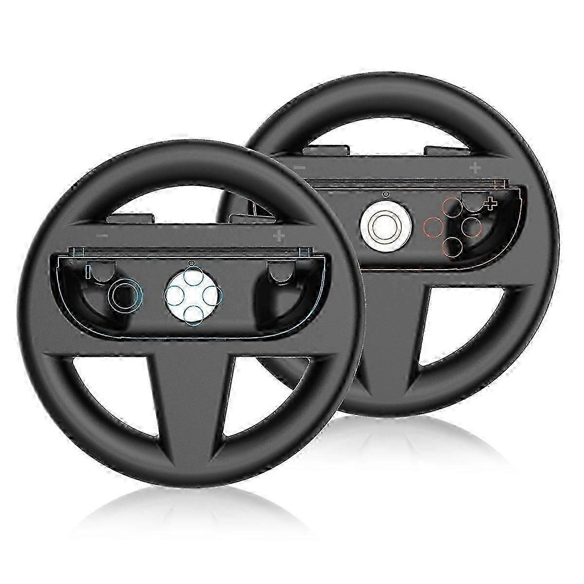 Left Right Game Steering Wheel Controller Handle Holder Grip JoyCon Controller Gamepad for A