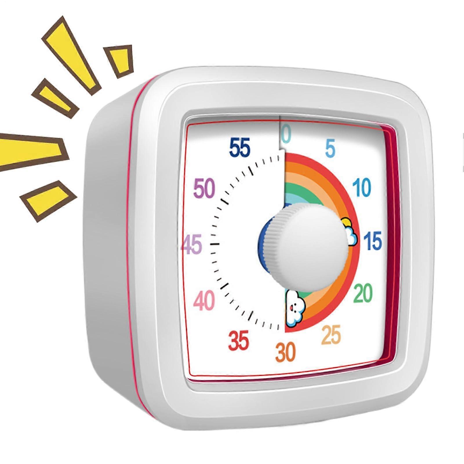 Visual Timer for Kids, Mechanical Countdown Clock for Children and Adults