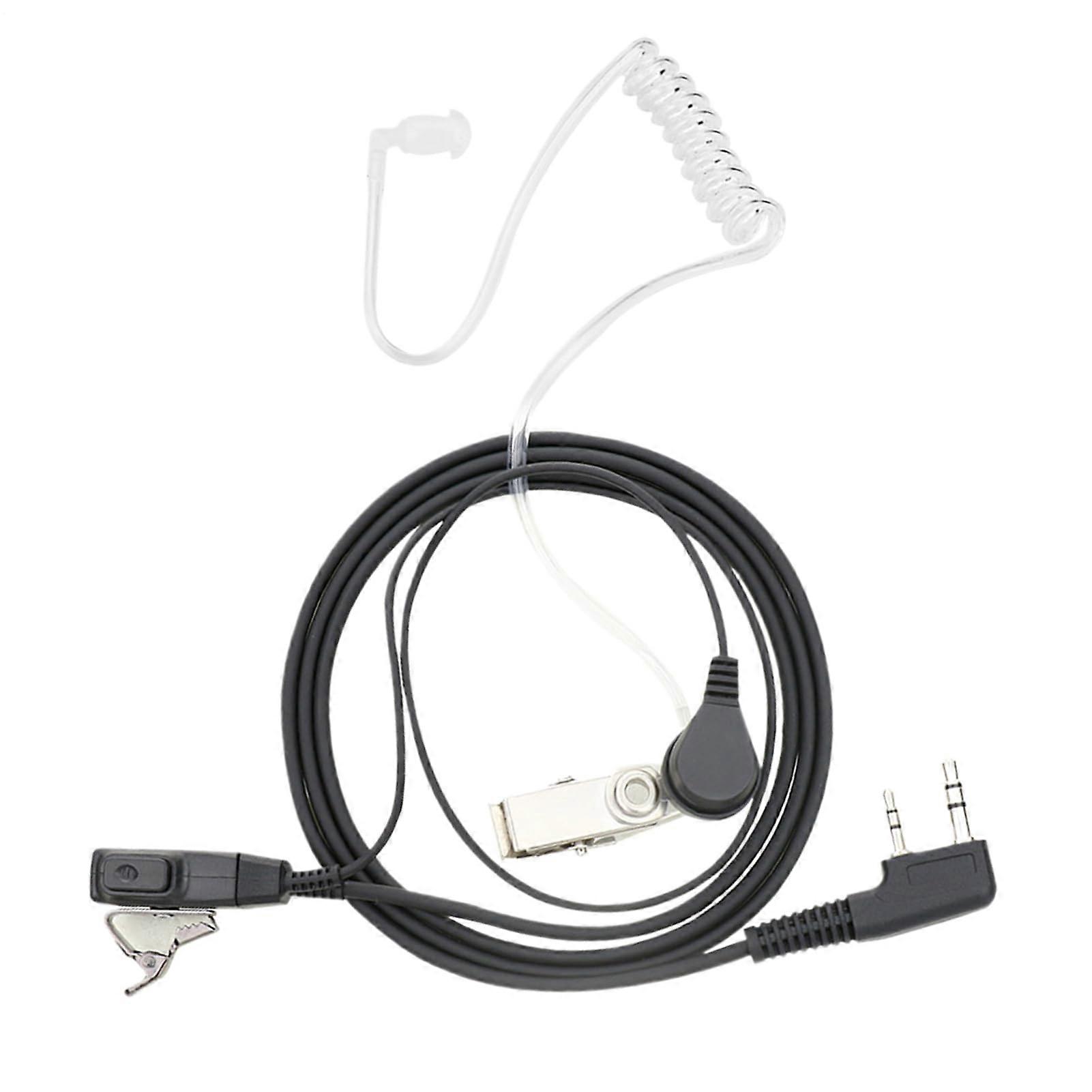 Concealed Acoustic Tube for Mic Headphones, Transparent Covert Replacement, Versatile Accessories for Teens and Adults