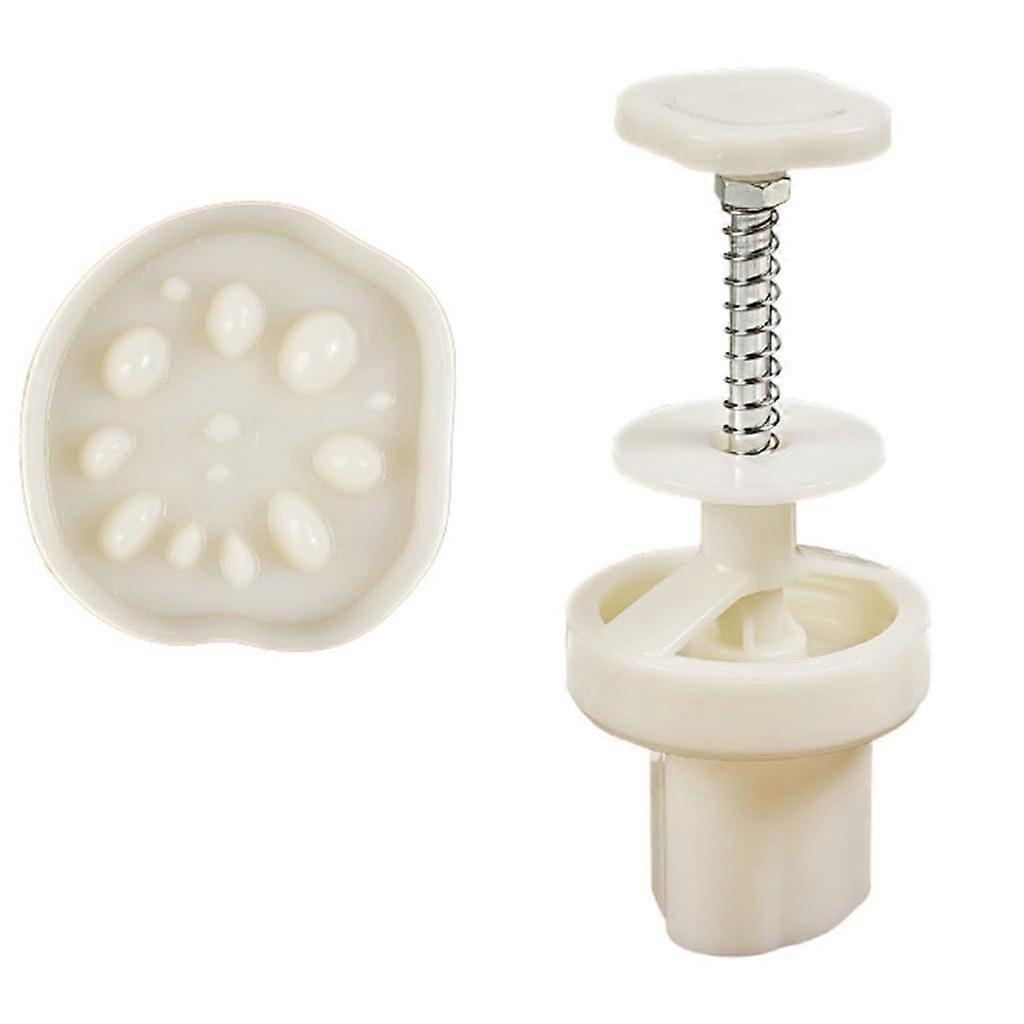Embossing Device With Floral Designs Lotus Root Pattern Manual Cookie Cutter Shapes Unique Flower Patterns