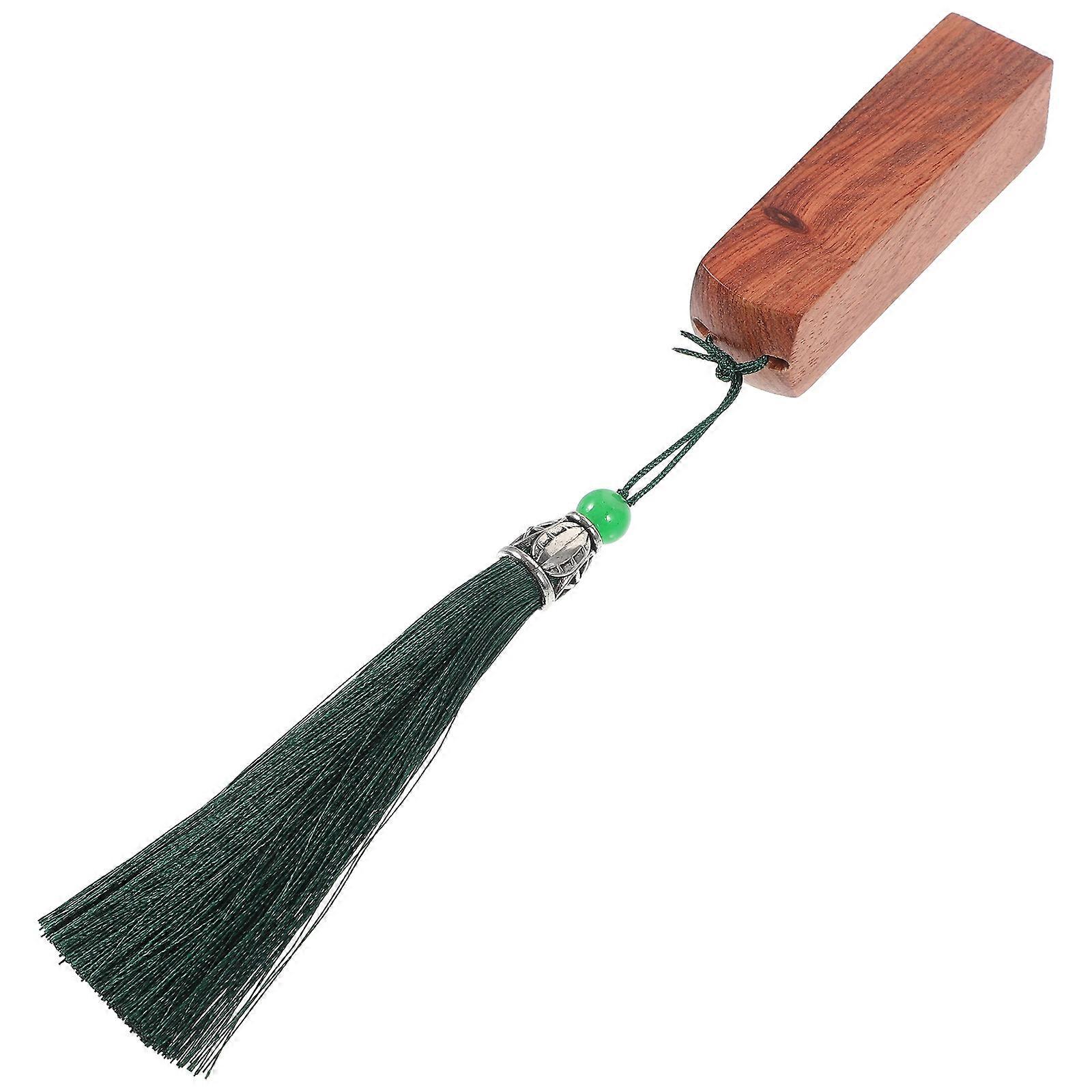 Seal Stamp for Painting Chinese Seal Wood Stamp for Calligraphy Artists Brown 7.00X2.00X2.00CM 1Pack