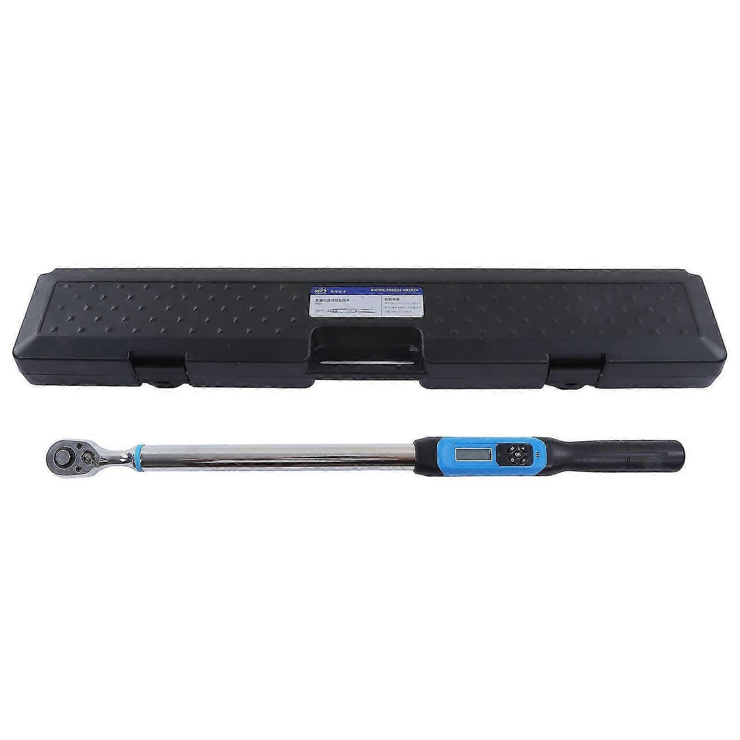 Torsion Wrench Digital Display Accurate Safe 3 Modes 1/2in Connector Torsion Wrench 340Nm 45 Teeth
