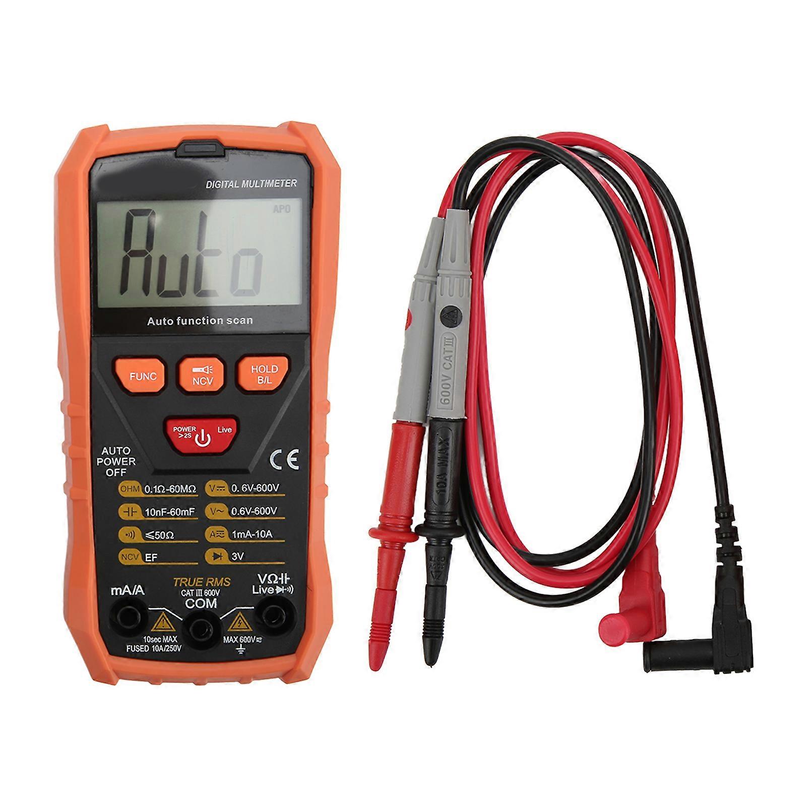 85D Intelligent Digital Multimeter High Accuracy Voltage Current Tester Resistance Capacitance Meter