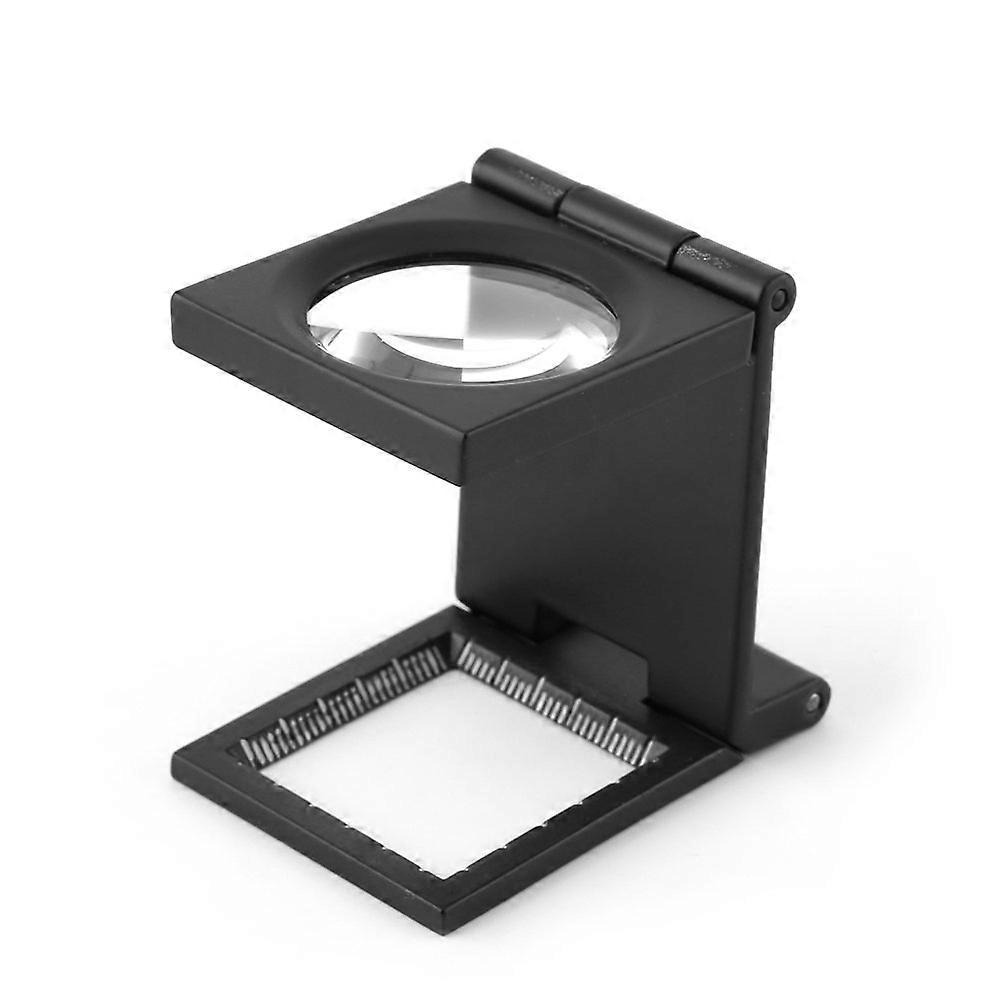 Foldable LED Magnifying Glass, Reading Magnifier, 10x28mm, Triple 10X Zinc Alloy