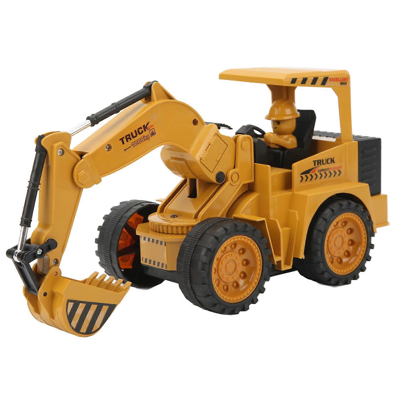 1:18 RC Excavator Model for Boys Enhance Cognition Simple Operation Remote Control Excavator Toys RC Engineering Car 