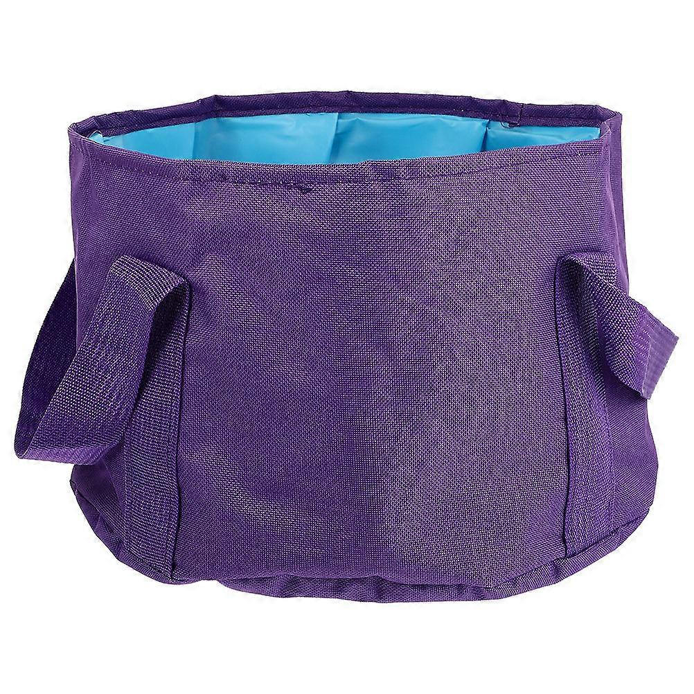 Folding Foot Soak Basin Collapsible Lightweight Tub for Travel Outdoor Use Durable Multi Functional Space Saving Design Comfortable Foot Bath Bucket