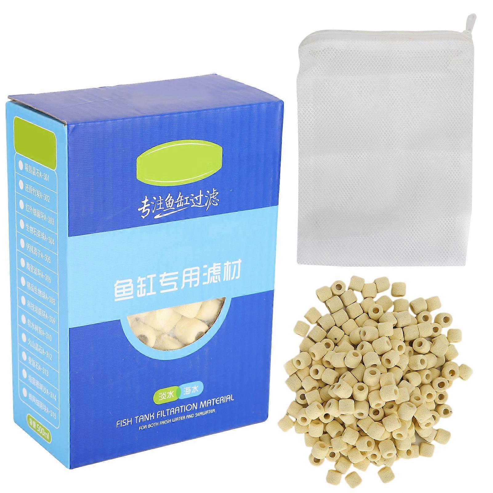 500ML Fiber Aquarium Bio Filter Media Aquarium Filtration Material Fernen Infrarot
