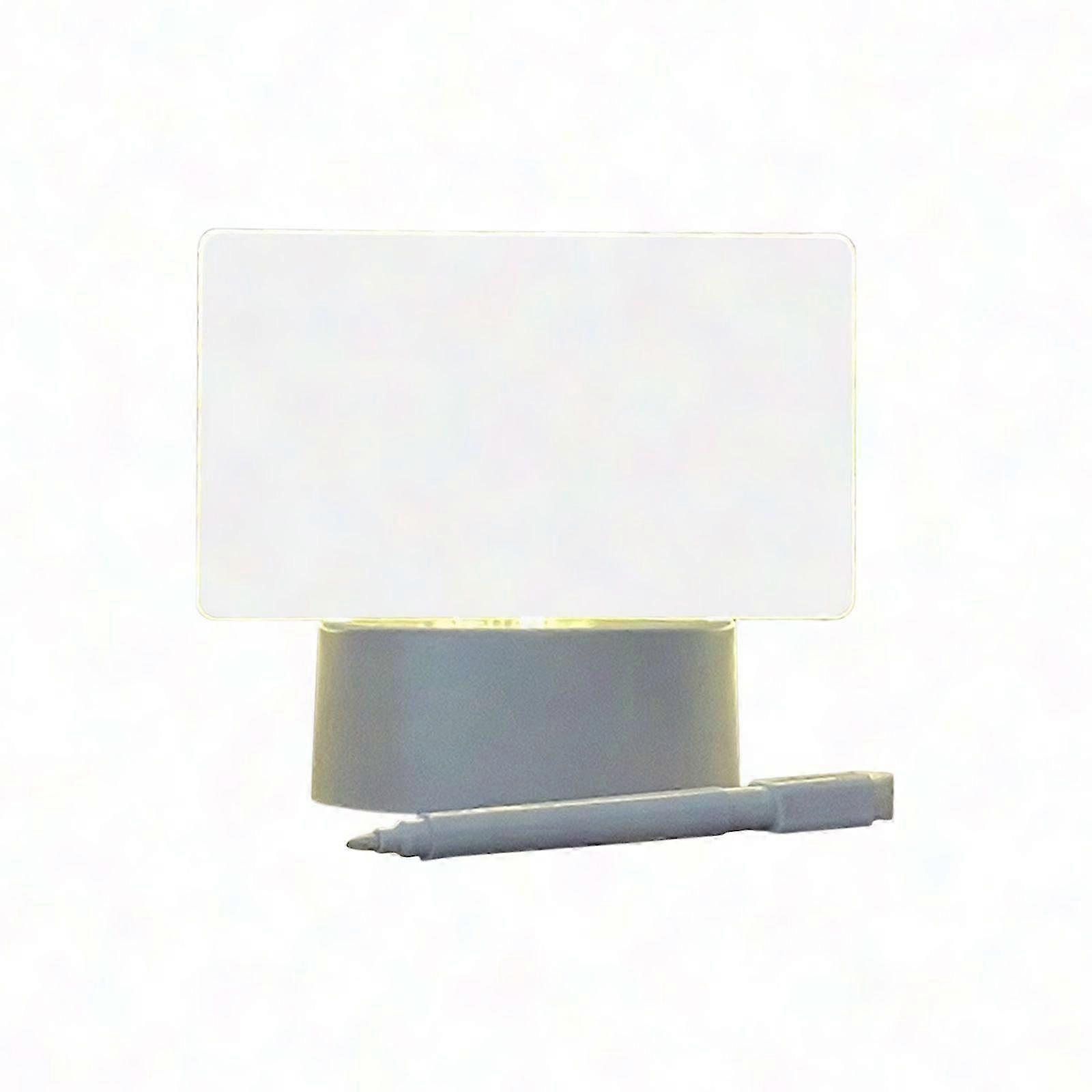 Acrylic Memo Board With Led Light - Note Lamp For Office