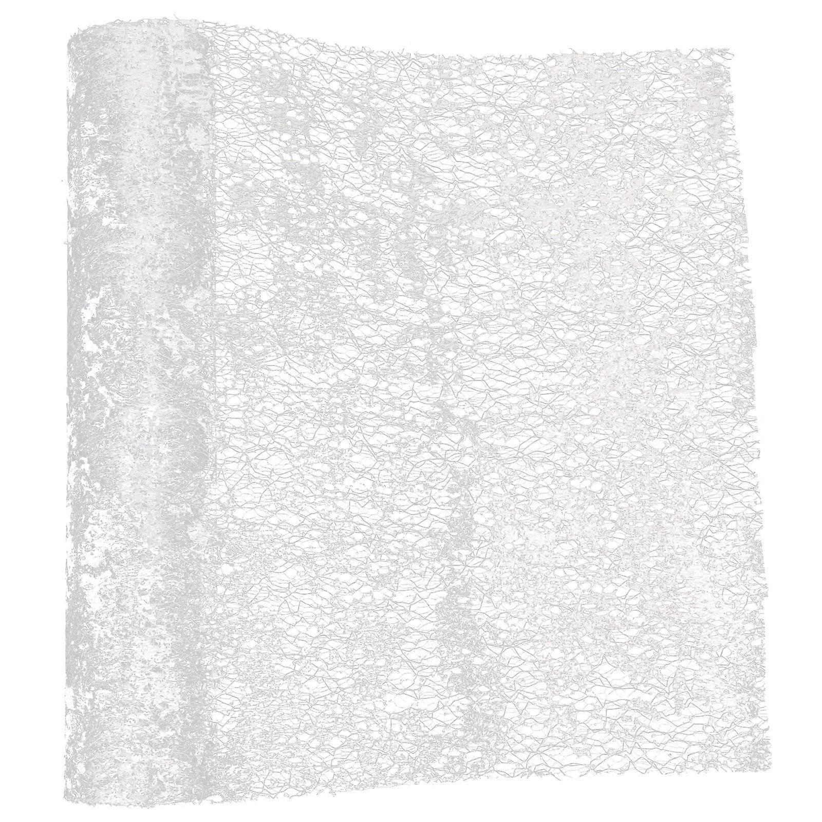 Mesh Table Runner Metal Foil For Birthday Parties 1000x28cm Table Protection 1Pcs