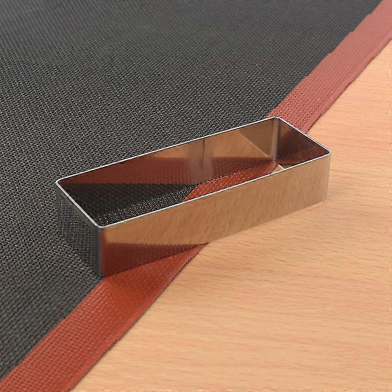 Stainless Steel Mousse Moulds Rectangle Cake Making Molds Baking Supplies