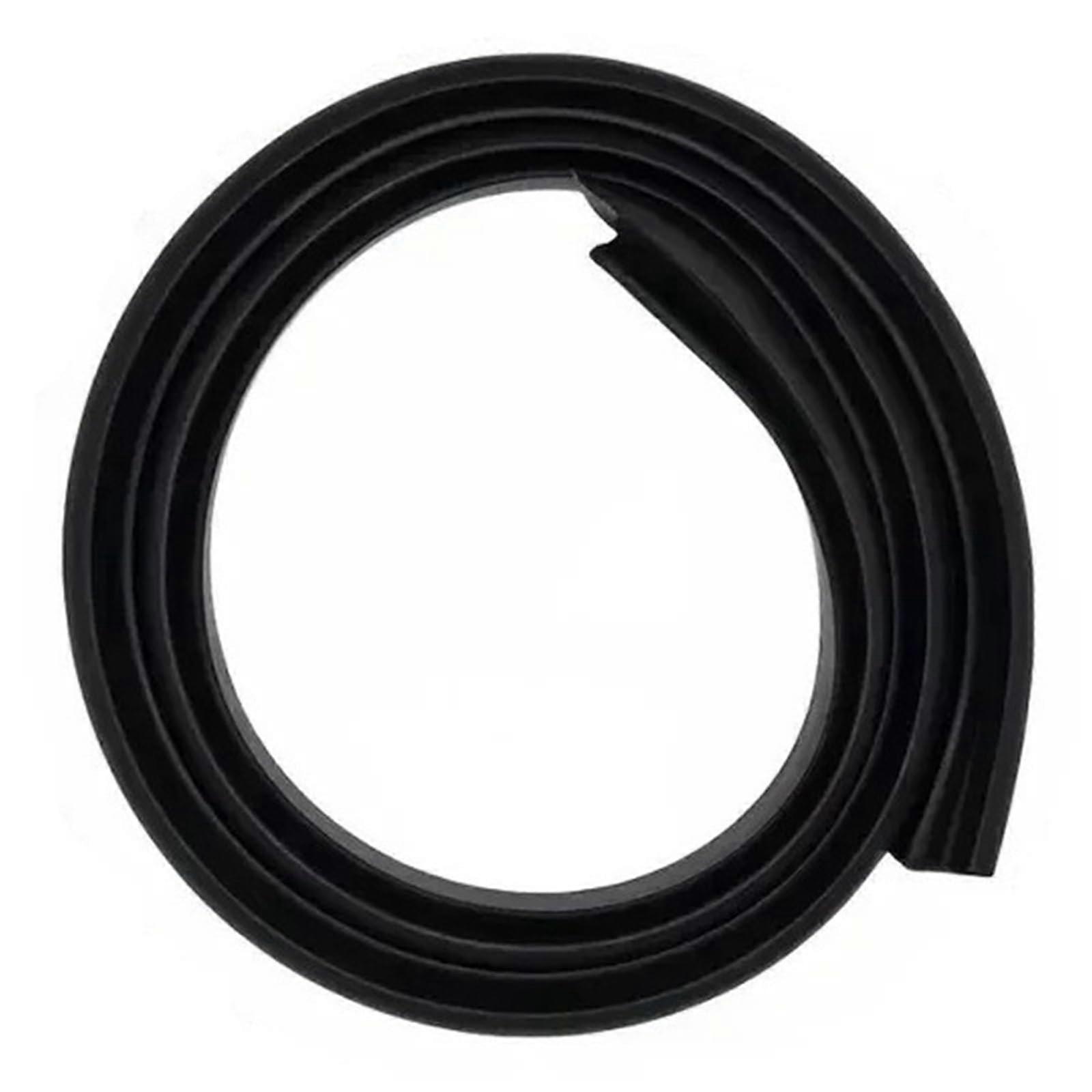Auto Door Edge Seal Strip B Pillar Rubber Weather Sound Insulation Anti-Scratch Protector 2 Pieces for Vehicle Compatibility