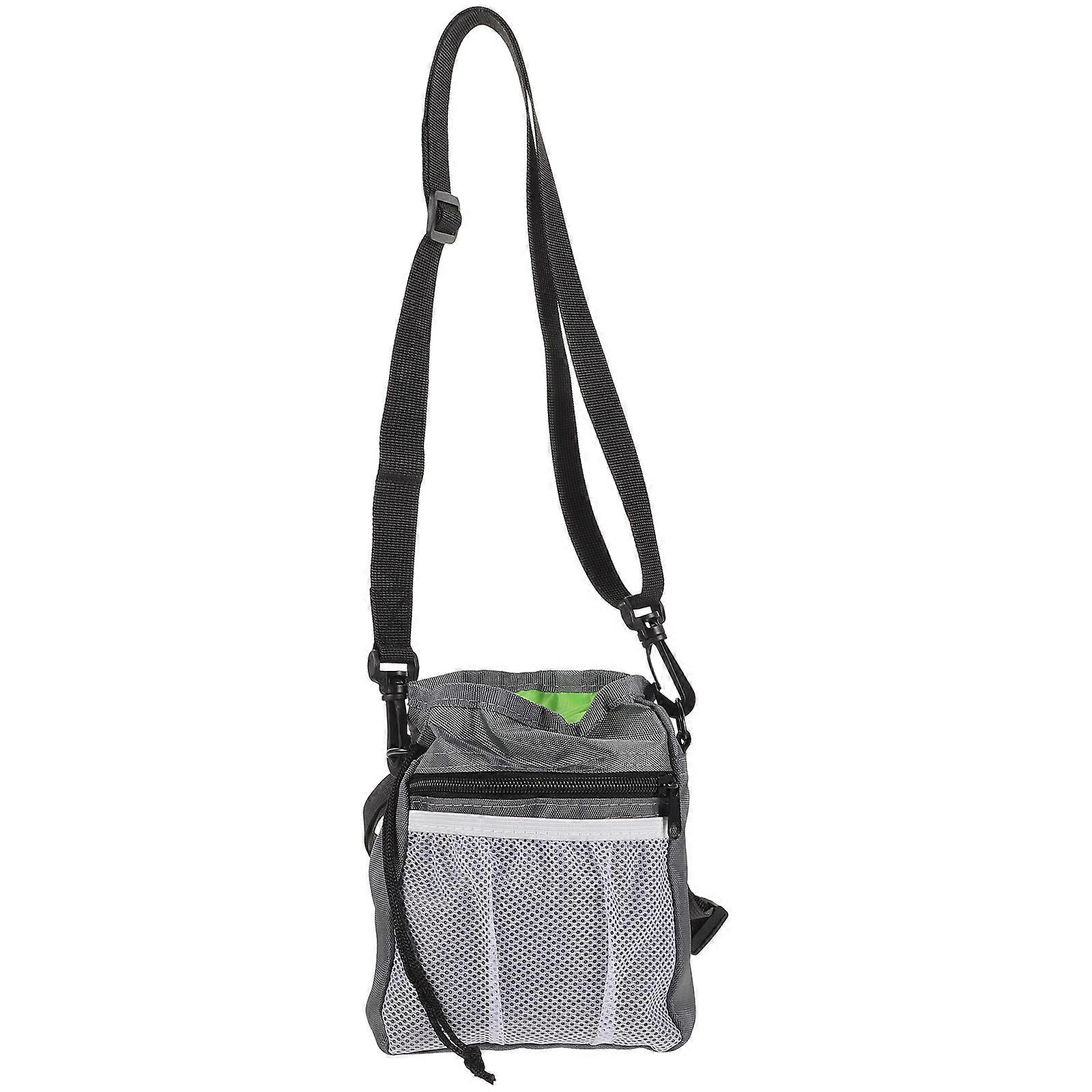 Dog Training Pouch Pet Outdoor Training Bag for Traveling with Pet Rectangular Cloth Stainless Steel Storage 1Pcs