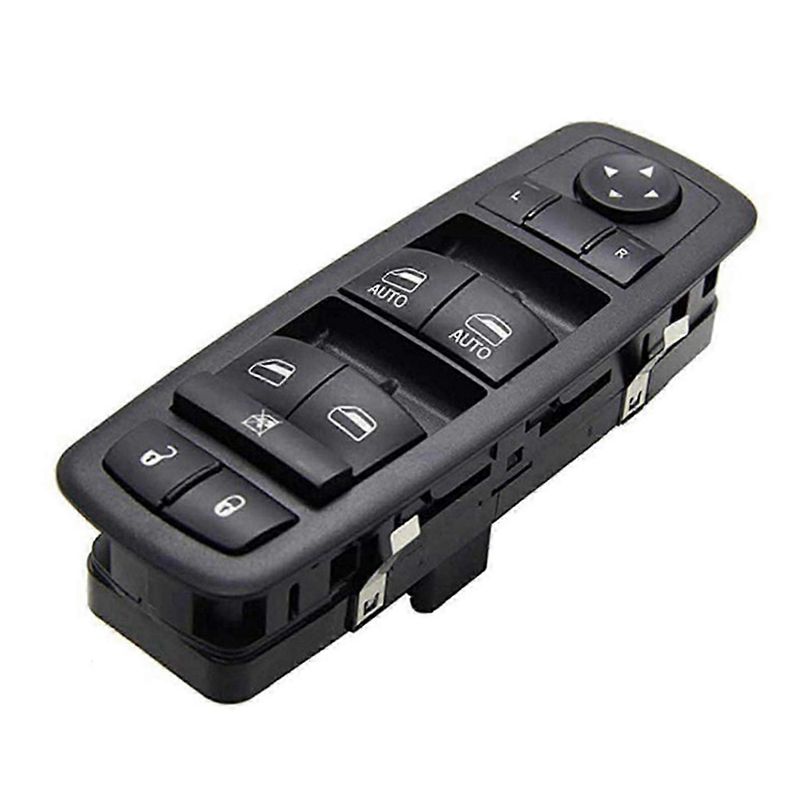 Window Control Switch Excellent Sensitivity Replacement ABS 10 Buttons Power Lifter Switch 68271206AB for Jeep Cherokee 2015 -2020