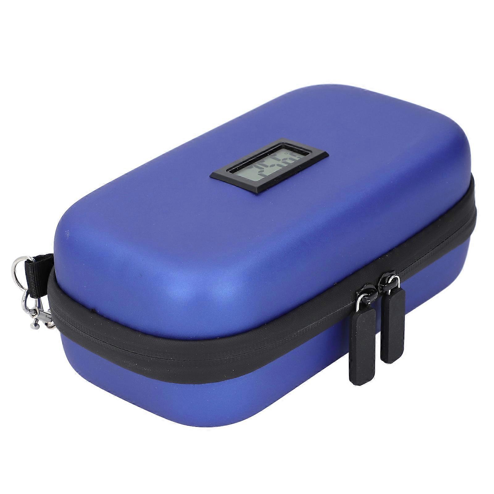 Insulin Cooling Pack Small Portable Refrigerated Temperature Display Medicine Travel Case with Ice Bags for Insulin Pen