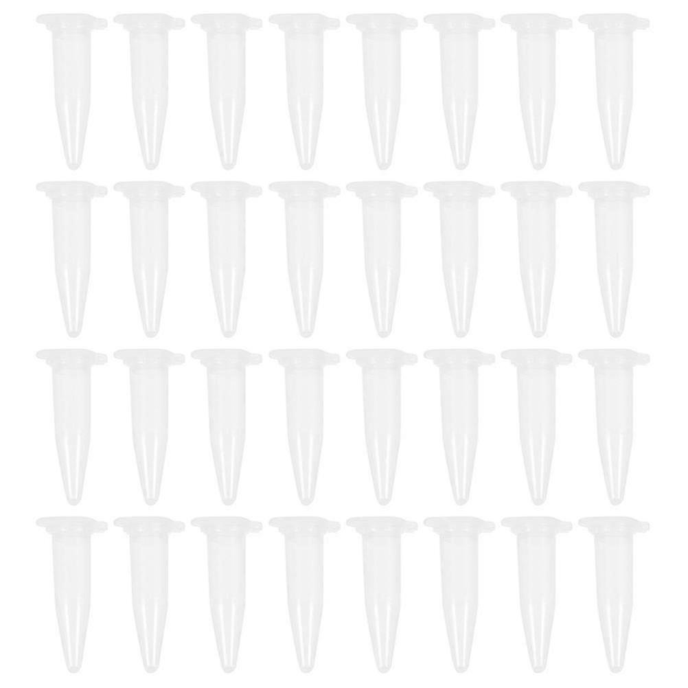 500 Pcs Clear Conical Centrifuge Test Tubes - Transparent 4.5 x 2.5 cm Lab Equipment for Scientific Experiments & Sample Storage