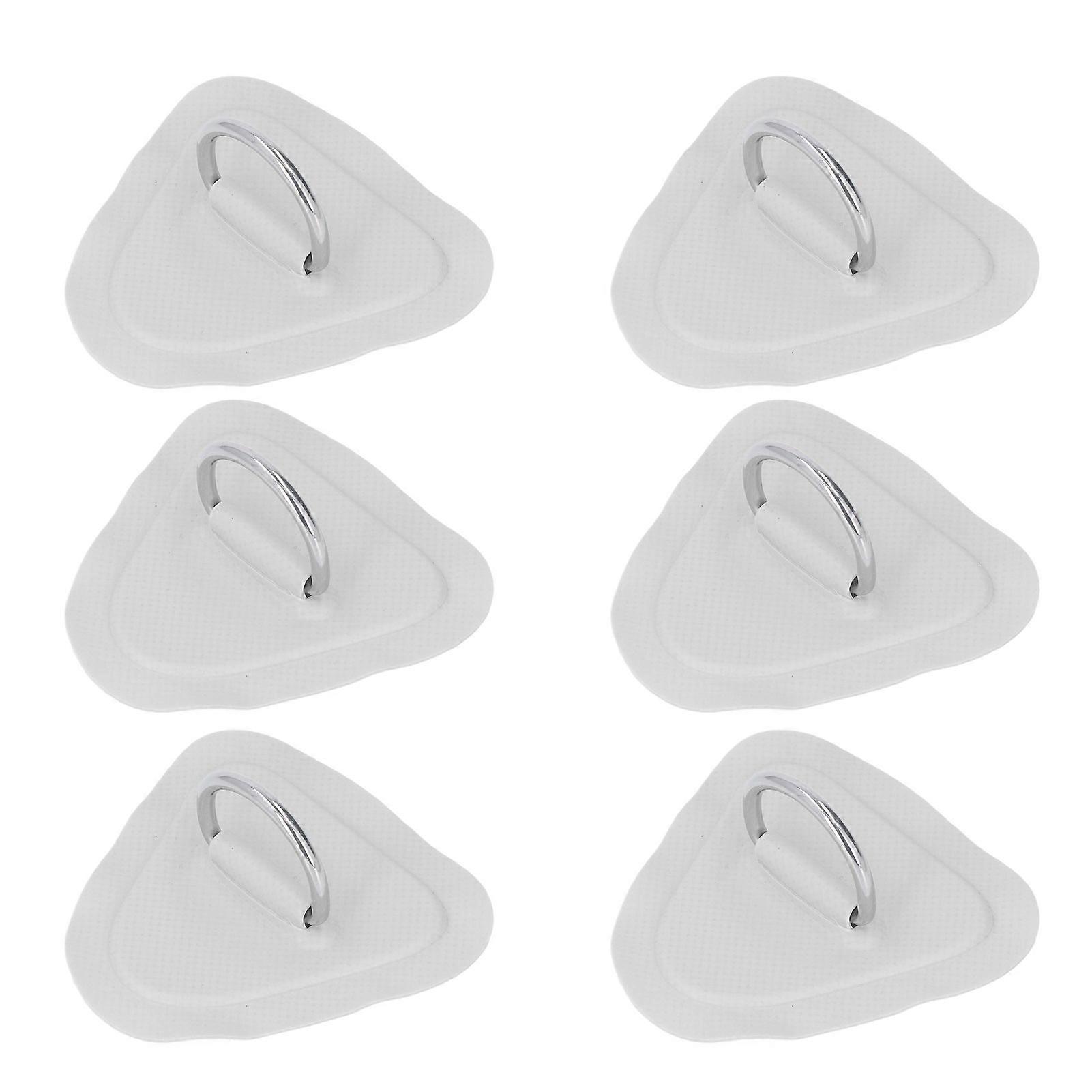 6pcs PVC D Ring Patch Corda elastica Set in acciaio inox D Ring Patch Bungee Cord Set per gommoni Canoe Kayak Tavole da surf Vertical Paddle Boa