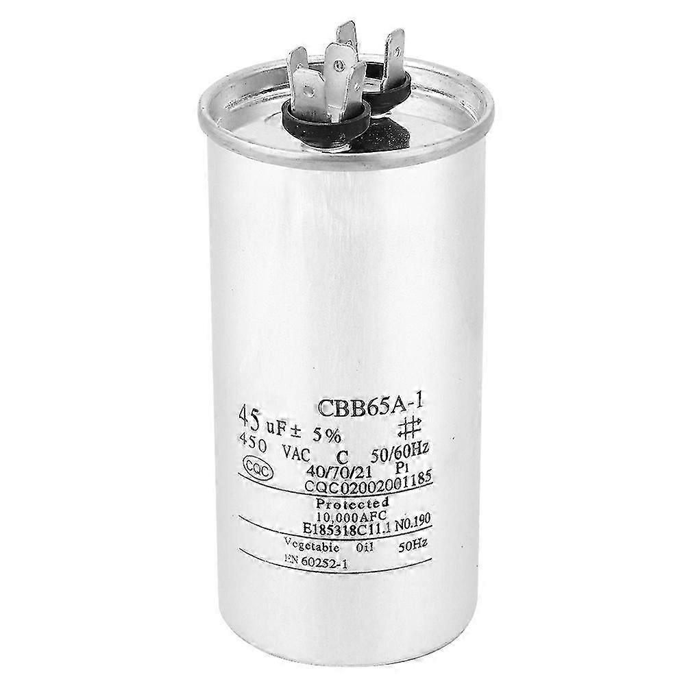 Cbb65 45uf 450v مكثف الألومنيوم احباط تكييف الهواء ضاغط بدء مكثف