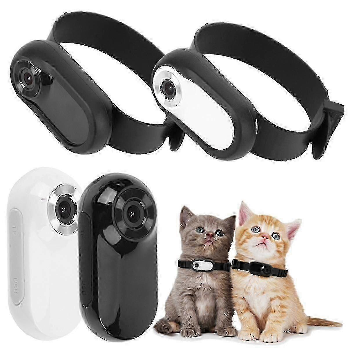 1080p Hd Wireless Collar Camera Cat Dog Pet Collar Camera Video Recorder Body Camera Compatible With Indoor/out_xush