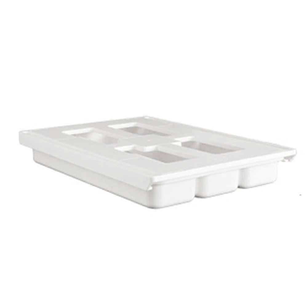Self-Adhesive Pencil Holder for Under Desk Drawers - Hidden Organizer Box for Office Storage, Easy Install, Durable Material