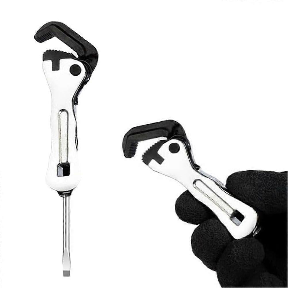 Micro Stubby Wrench Adjustable 1 Piece Chrome Vanadium Steel Compact Tool for Tight Spaces