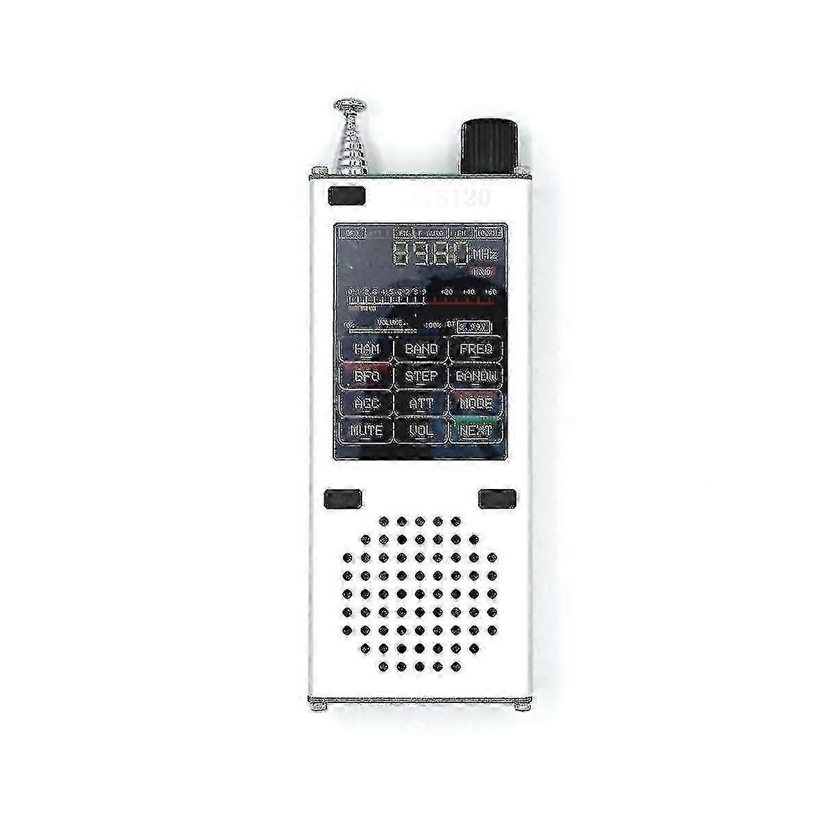 Taşınabilir Ats120 Si4732 Esp32 Bluetooth Ssb Fm Rds 64-108MHz Lsb USB Tüm Bant Radyo Alıcısı + 2.