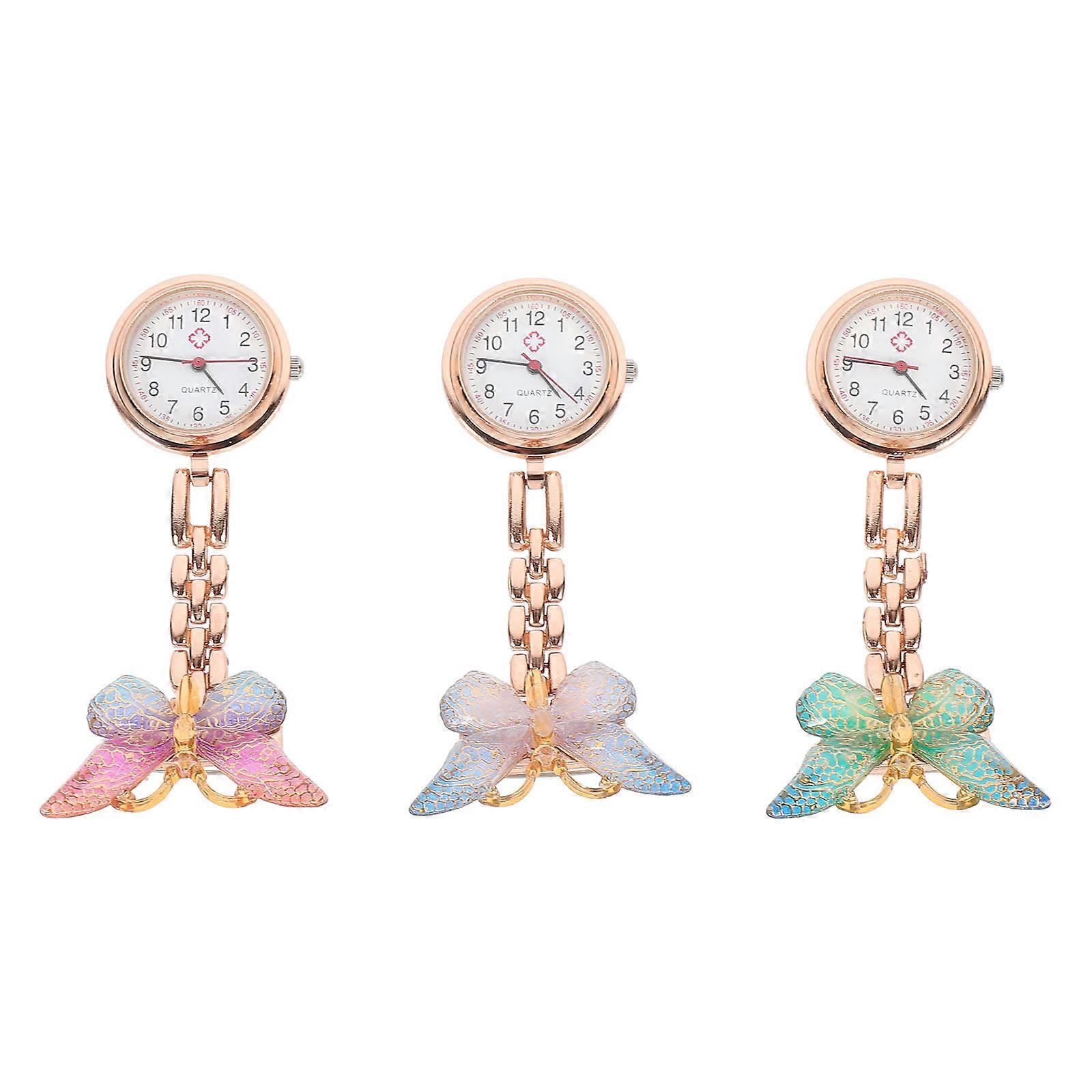 Hanging Pocket Watch Quartz Movement Practical And Durable 3Pcs/Set