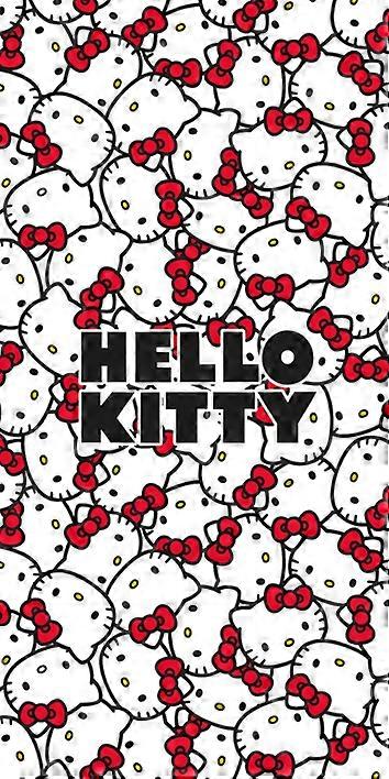 Hello Kitty strandlaken 70 x 140 cm