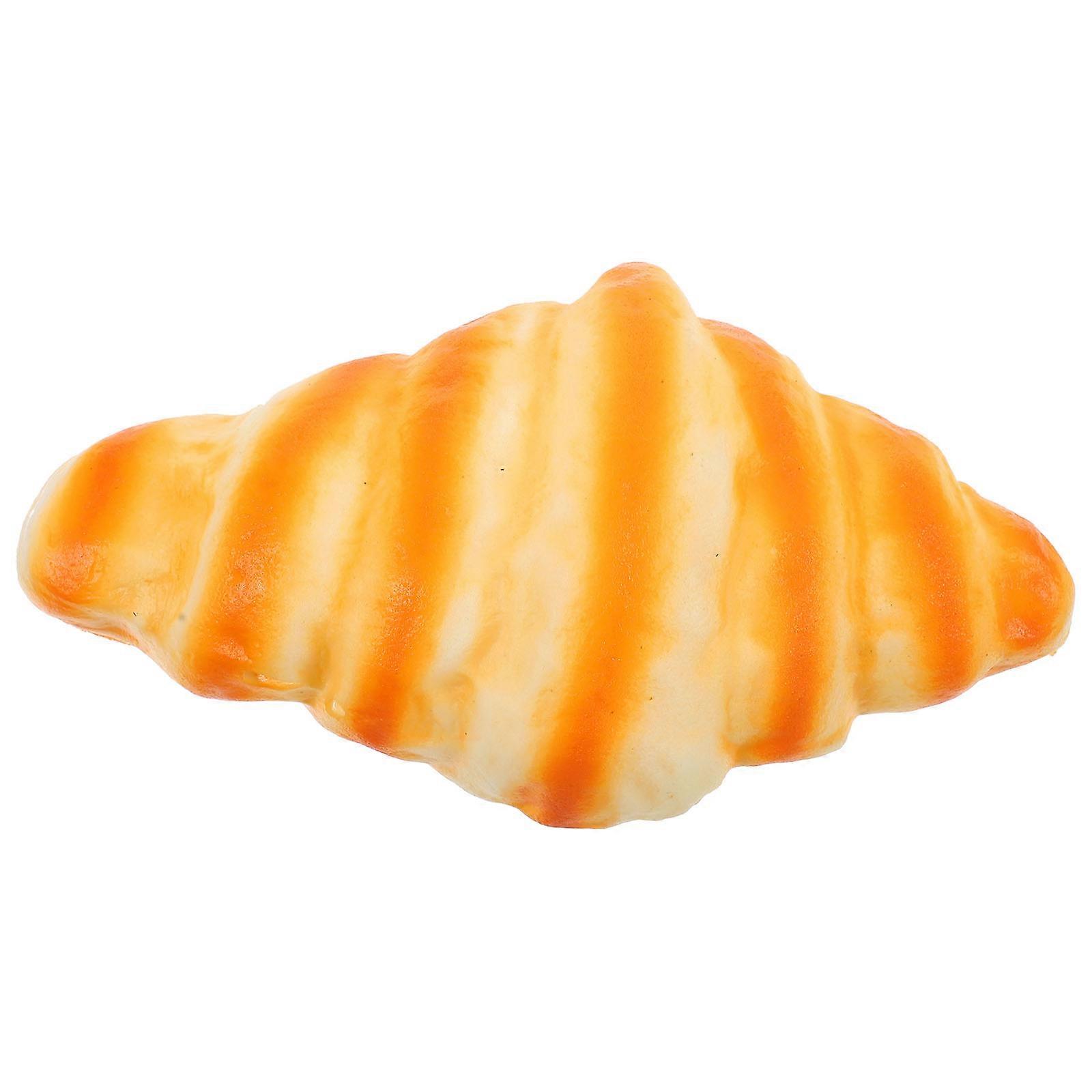 Chic Multi PU Fake Bread Prop for Decor with Realistic Design and Durable Texture 5.5 Inches