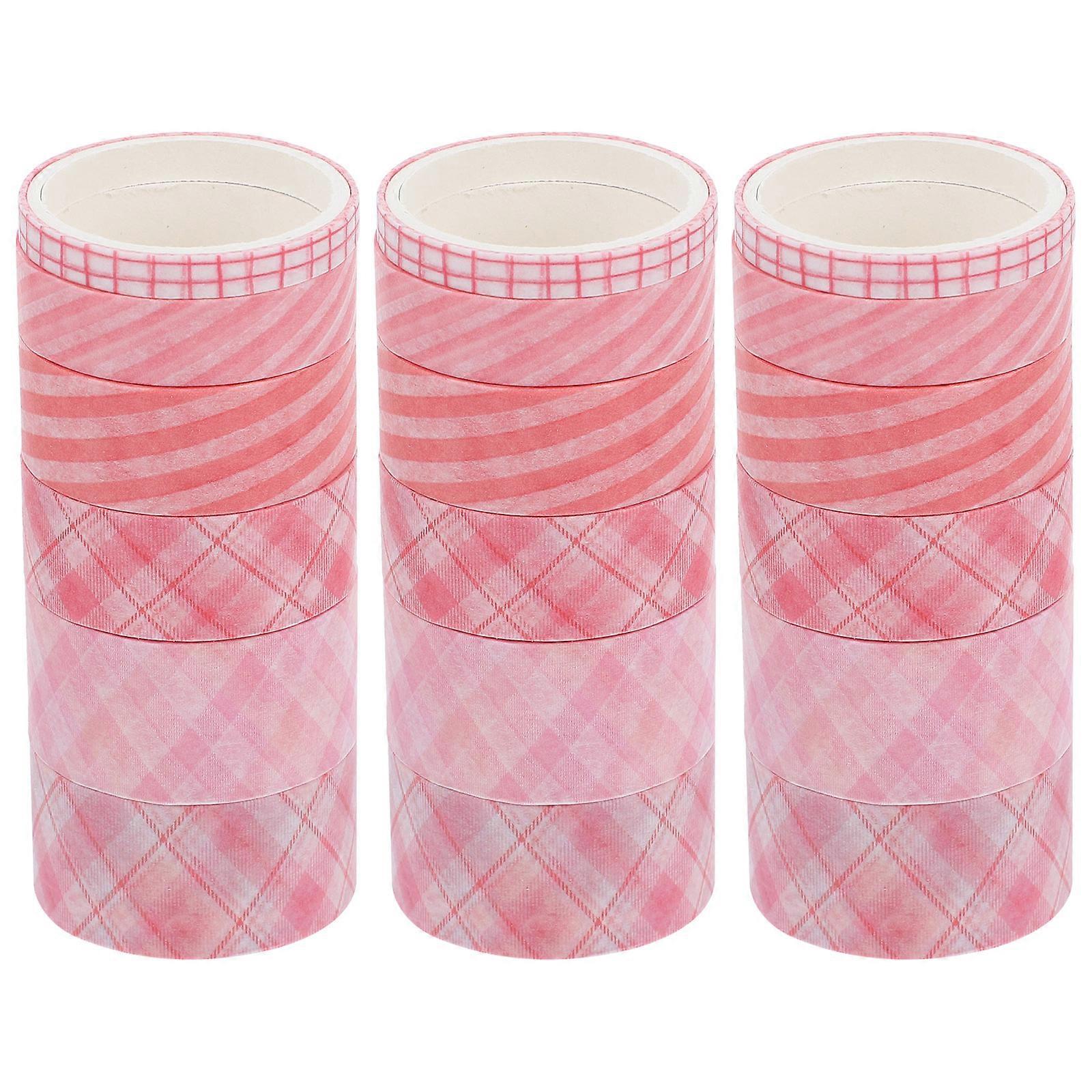 3 Sets Decorative Washi Tape Set Patterned DIY Craft Tapes for Scrapbooking, Journals & Arts Strong Adhesion, No Residue Home & Party Supplies