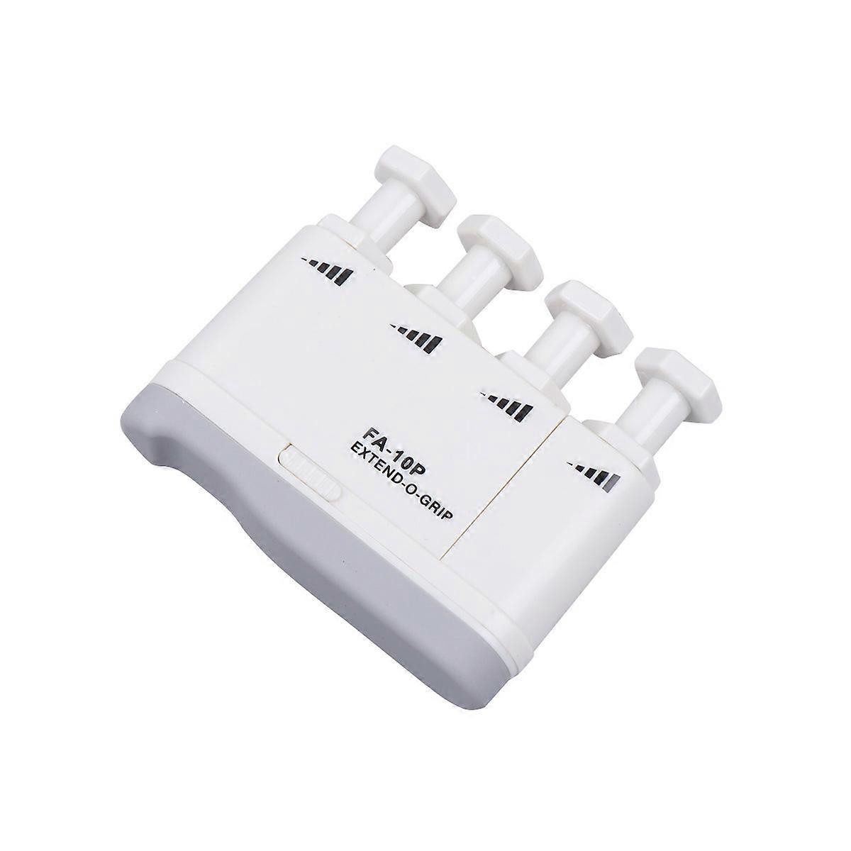 Guitar Finger Workouts Hand Trainer For Musical Instrument Practice White Rectangular Finger Flexibility Exercise 1Pack