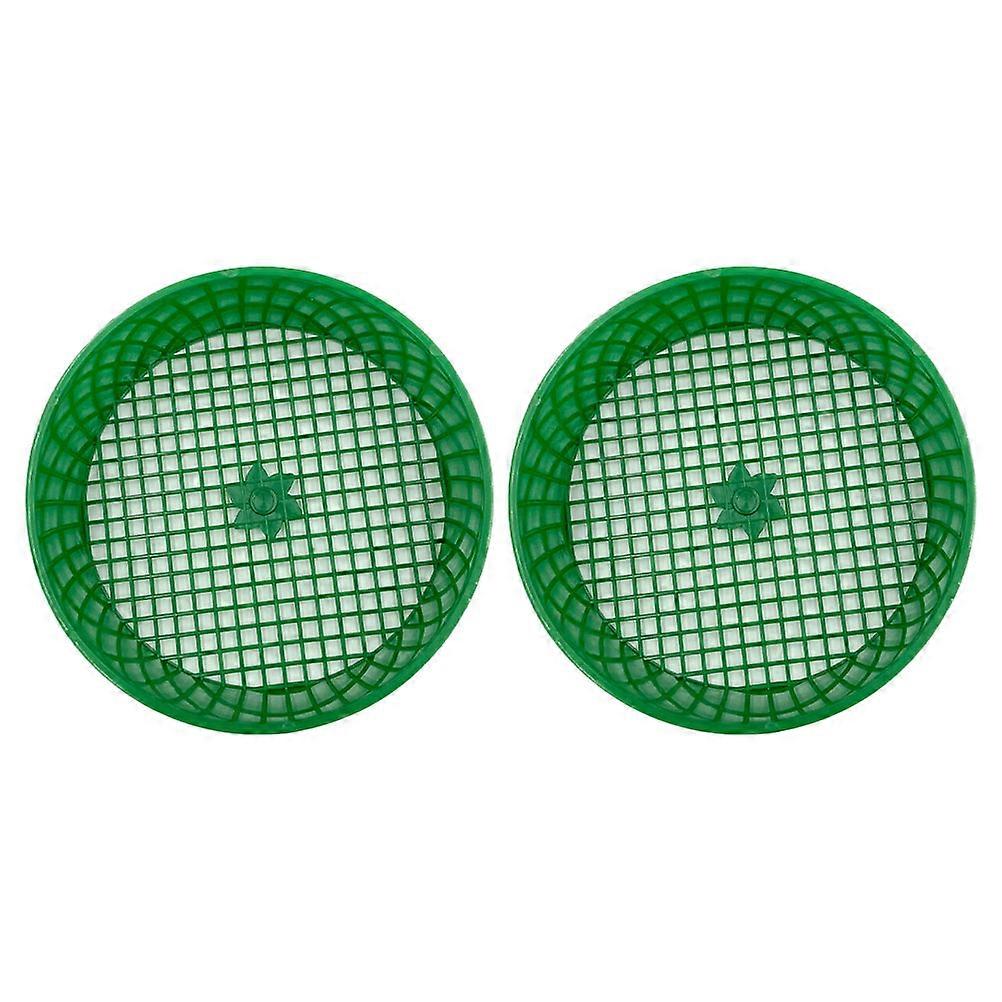 2pcs Garden Sieve Soil Sifter with Ergonomic Design for Efficient Compost, Soil & Stone Sifting – Sustainable & Reusable Gardening Tool
