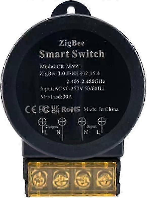 2025 30A High Power ZigBee Smart Switch, DIY Wireless Remote Control Module with Smart Life App,Timer Function