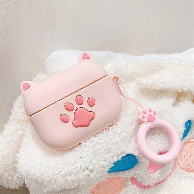 Cute 3D Cat Paw Shockproof Protective Earphone Silicone Cover For Airpods Pro 2 Case/Airpods Pro/Airpods 1/2/3 Case Funda