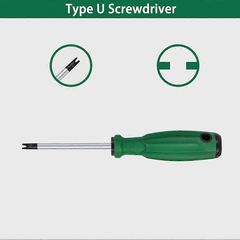 Special Shaped Screwdriver Triangular/U/Y/Inner Cross Screwdrivers Repair Tool Rubber