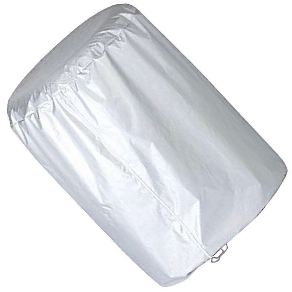 Durable Silk Polyester Tire Cover with Strong Zipper for Home Use Silver Heat Resistant 1 Piece