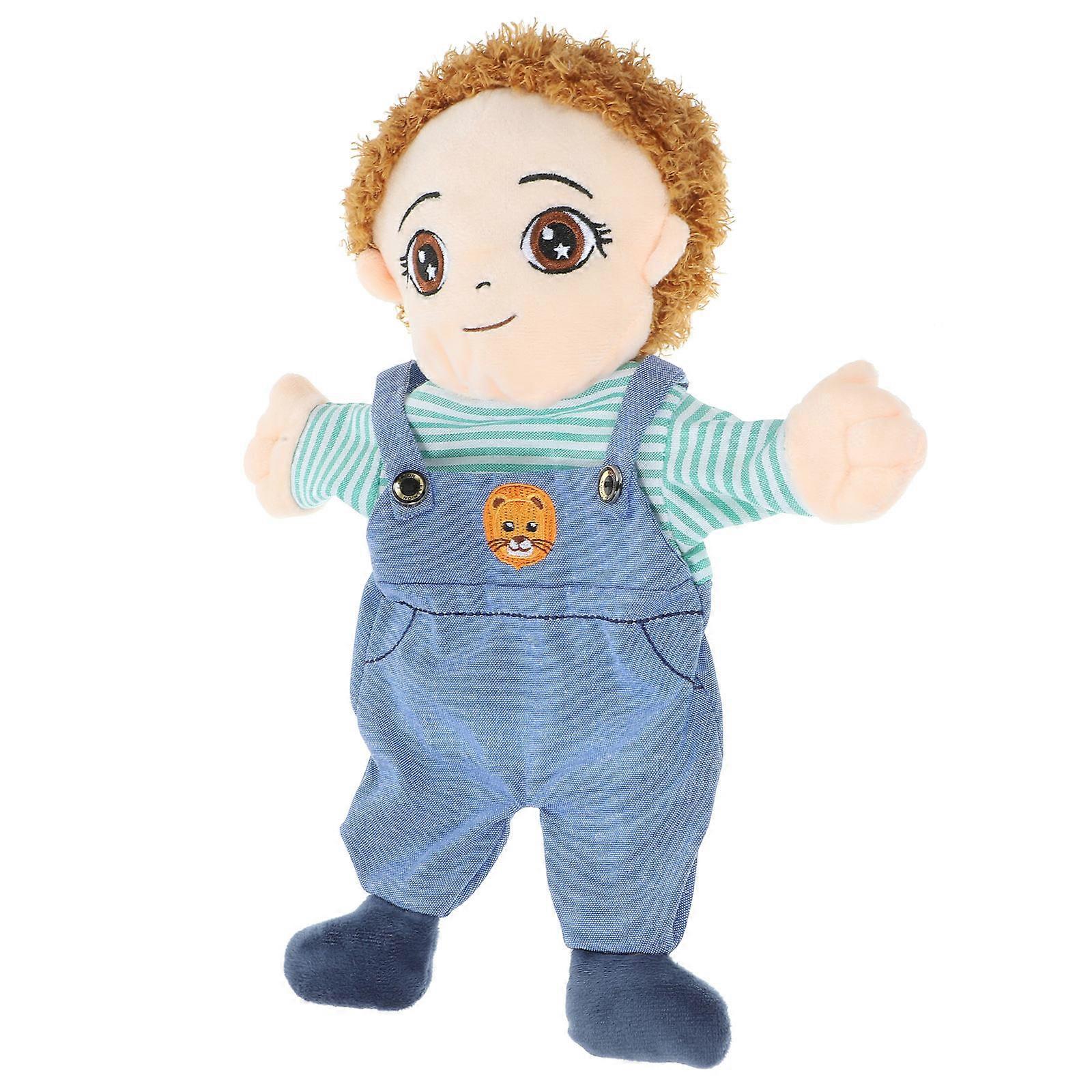 Plush Cartoon Hand Puppet for Storytelling, Realistic Educational Role Play Activity, Soft Interactive Puppet for Parent Child Bonding and Birthdays