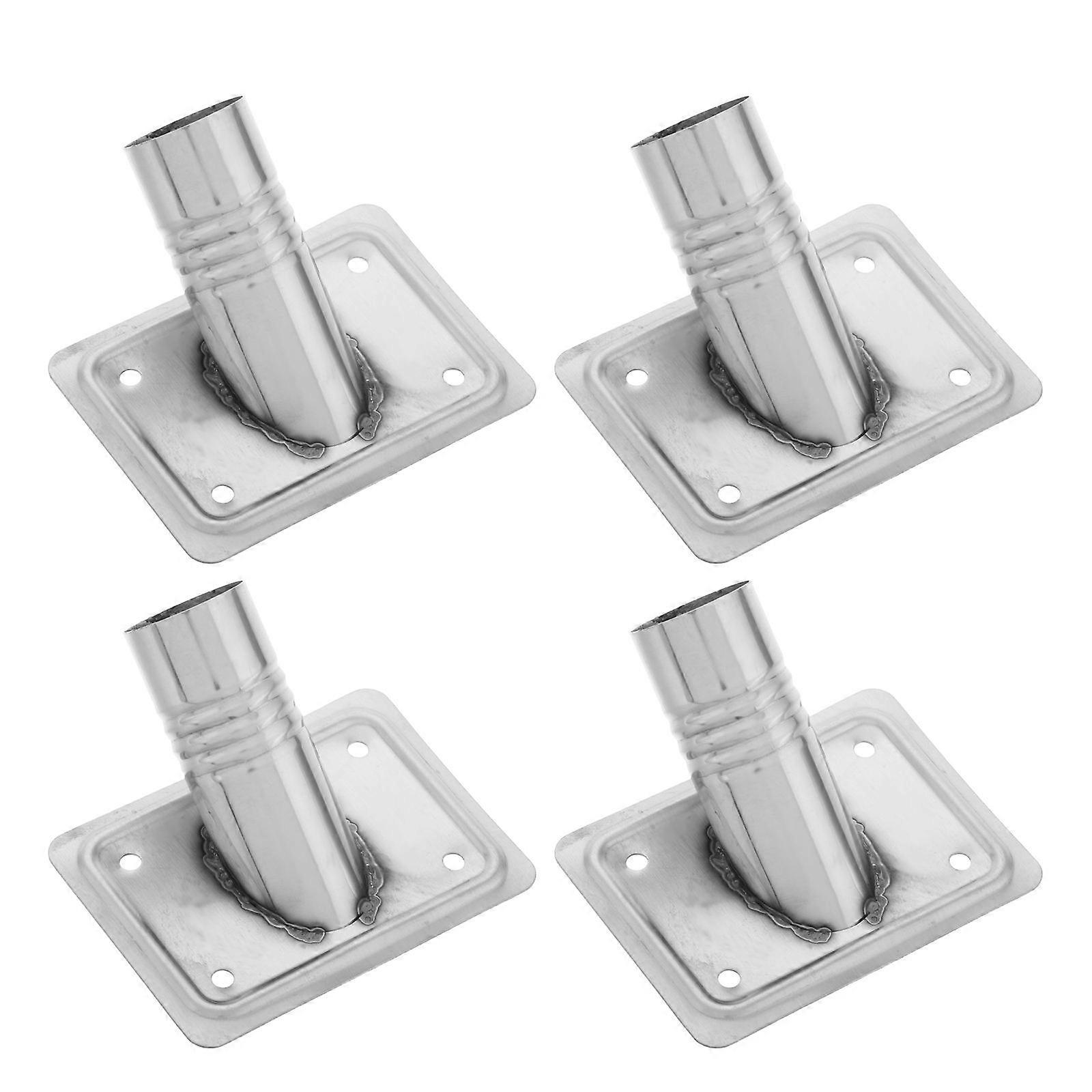 Floor Brush Head Connector for Mopping Poles with 4Pcs Broom Handle Tips