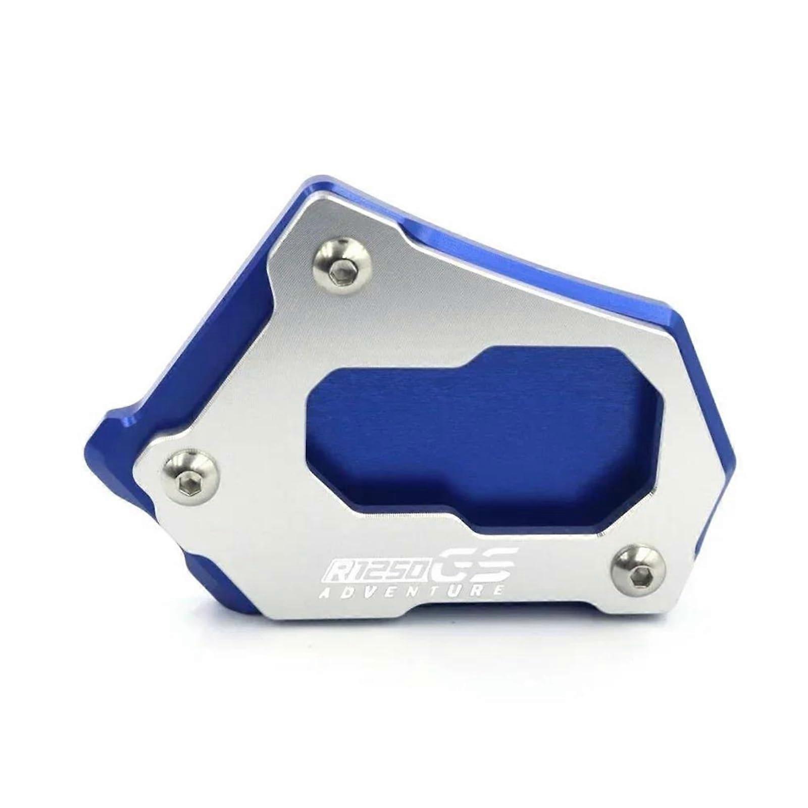 Side stand pad accessory motorcycle stand enlarge side stand extension for R 1250GS Rallye HP/Adventure 2018 (Blue)