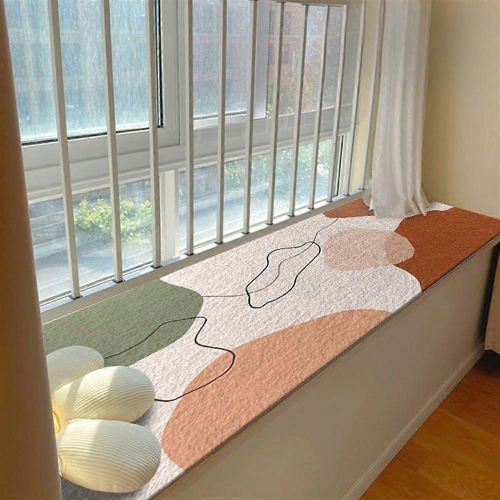 Custom Window Sill Seat Cushion, Modern Bay Window Decorative Cushion Pads (Color: N, 60X120CM)
