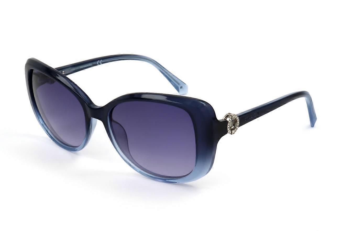 Sunglasses Swarovski SK0219 90W SHINY BLUE  55/17/135 WOMAN