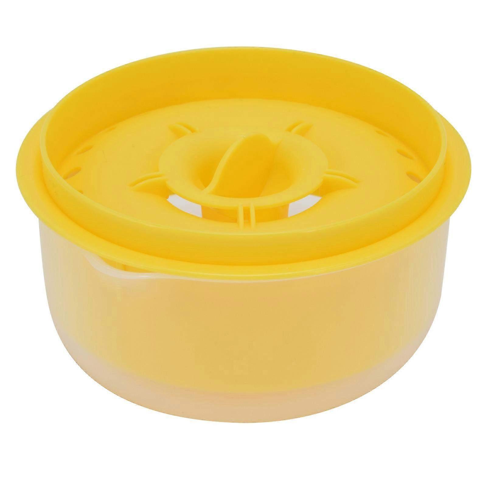 Durable Mini Egg Yolk Separator & Non-Toxic Egg White Filter Divider - Kitchen Tool for Home Baking (Yellow)