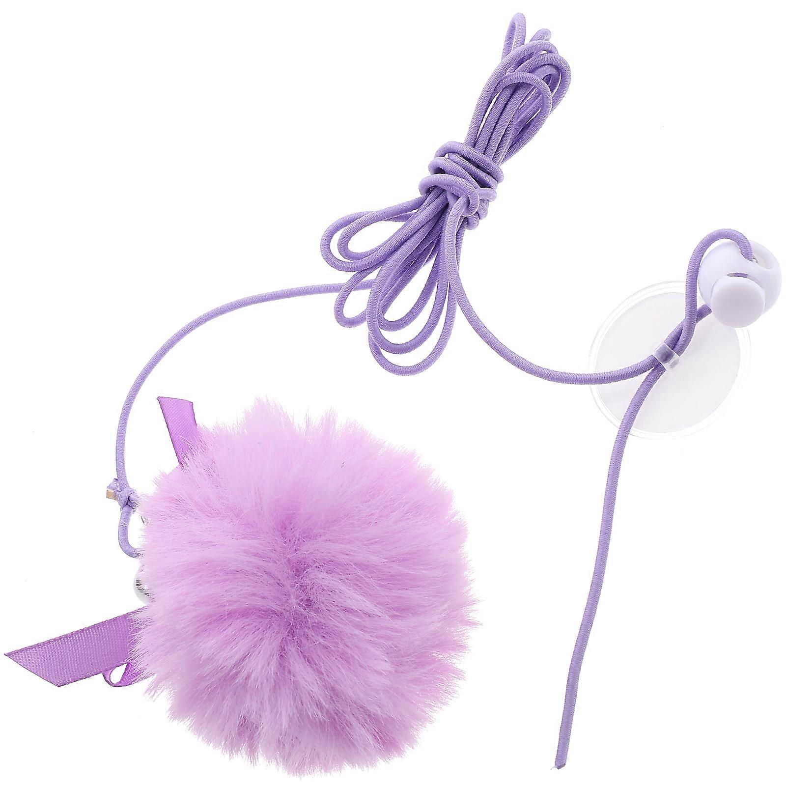 Violet Color Indoor Cat Toy With Stretchable Functionality Ideal For Pet Gifting And Fun Playtime 1 Set