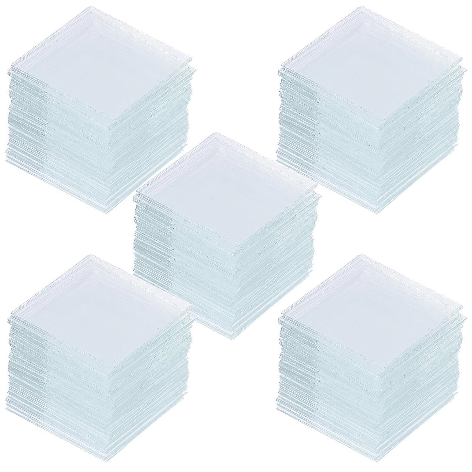Glass Cover For Microscope Slides 500Pcs Accessory Suitability For Specimen Preparation In Laboratory Applications