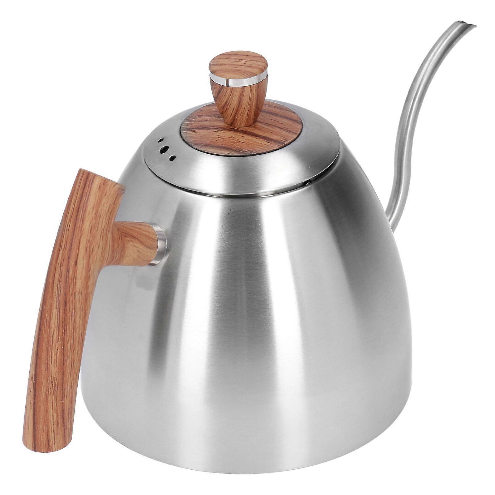 Pour Over Kettle 800ml Durable Rustproof Stainless Steel Bakelite Handle Ergonomic Design Gooseneck Spout Coffee Kettle