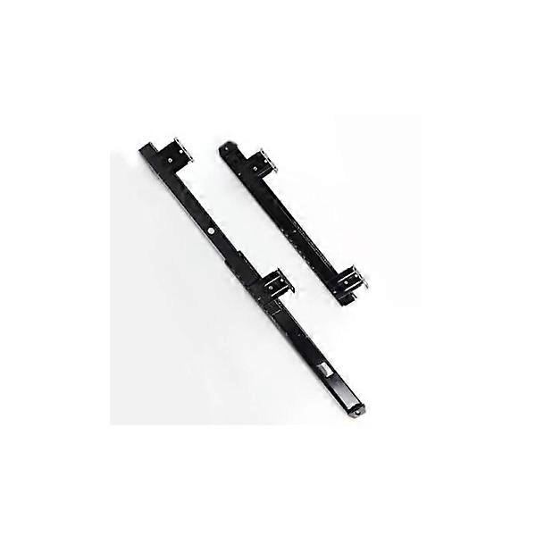 Drawer or keyboard shelf slide with ball bearings and height adjustment